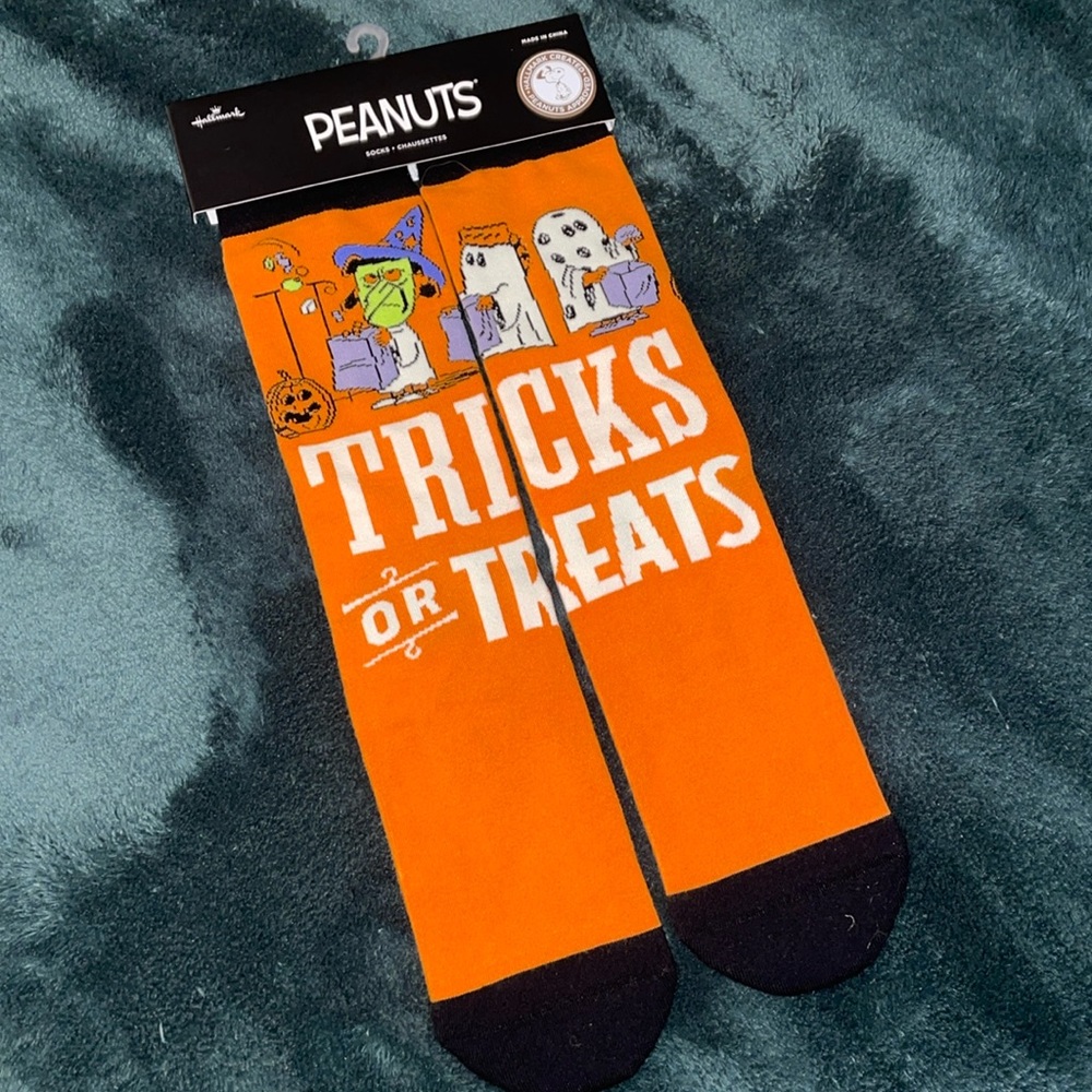Peanuts Halloween socks